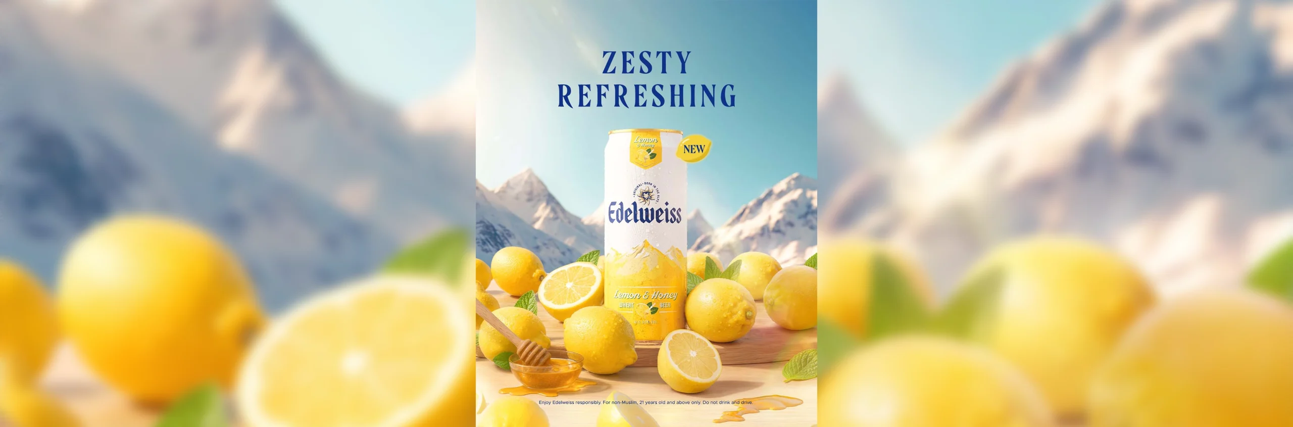 Edelweiss Introduces New Lemon Honey_Banner